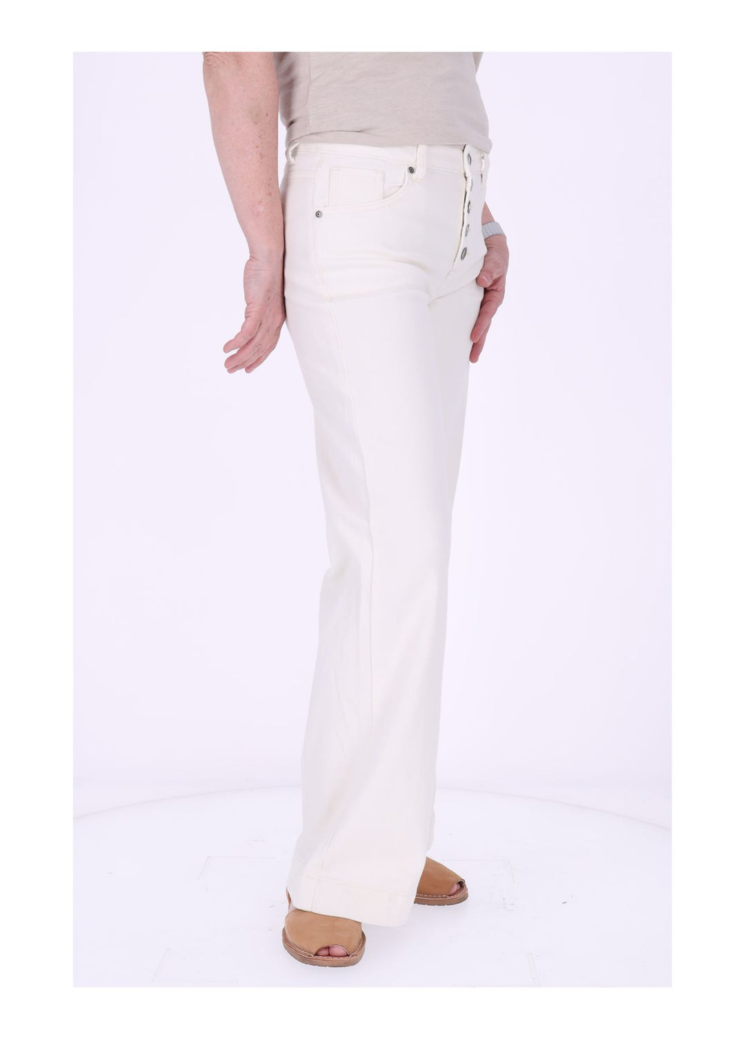 Splash of Color Jeans Damen gerades Bein