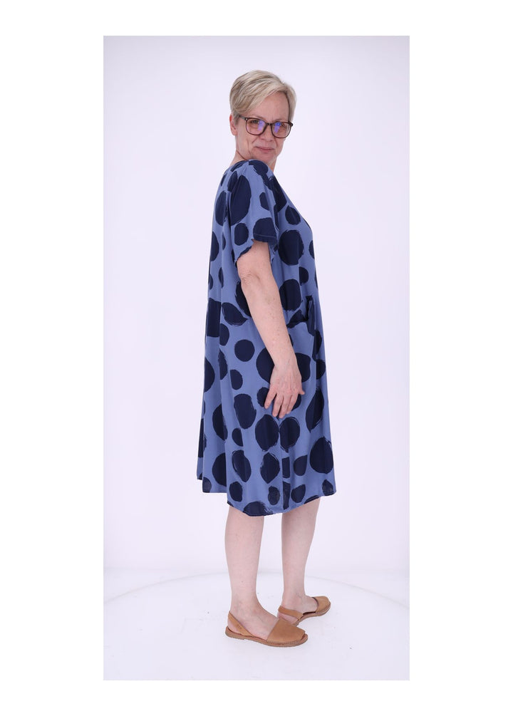 Splash of Color Damen Kleid Punkte