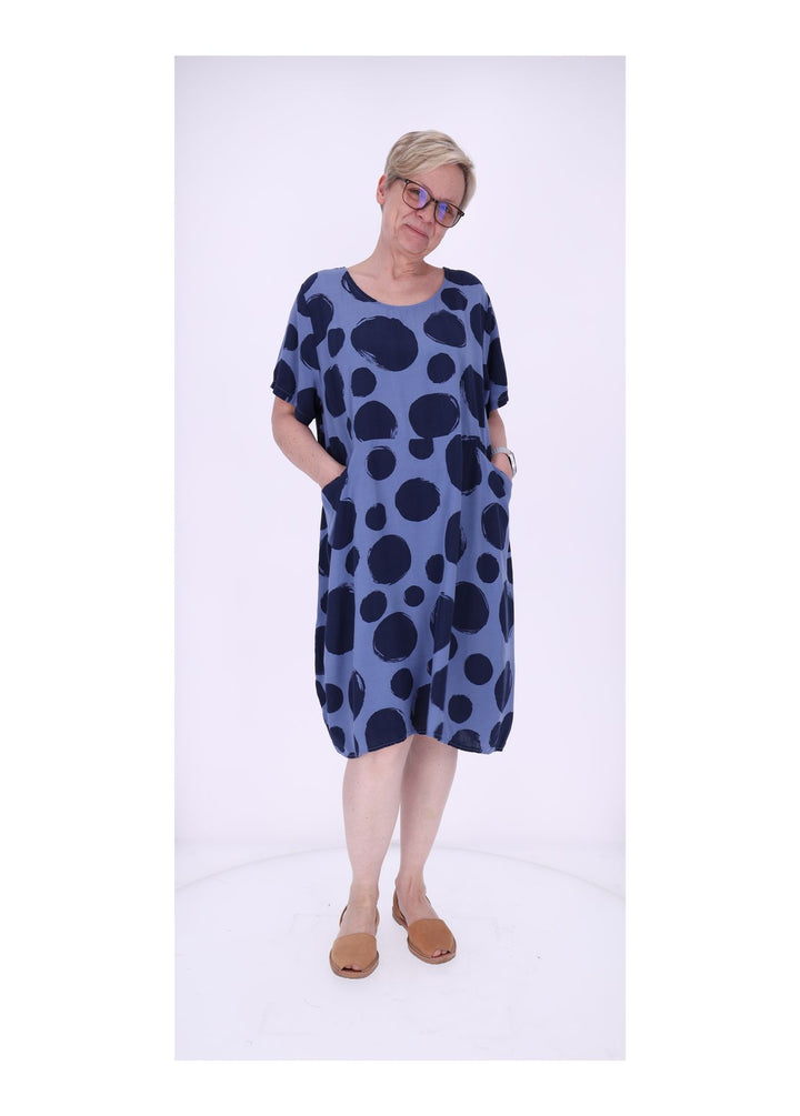 Splash of Color Damen Kleid Punkte