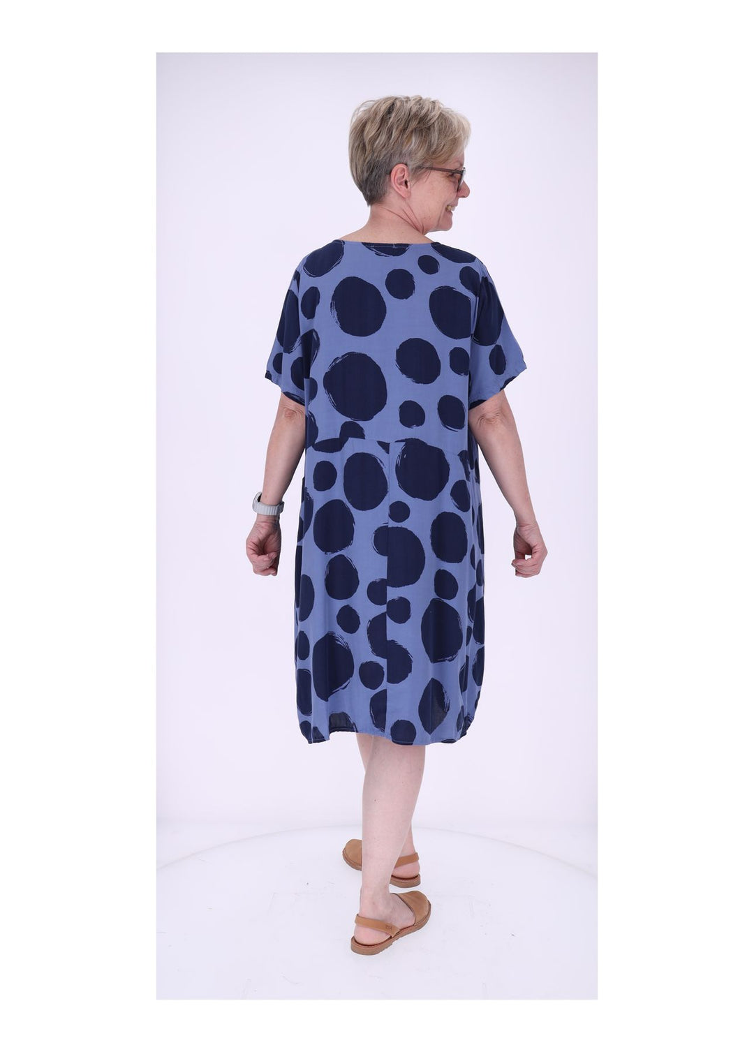 Splash of Color Damen Kleid Punkte
