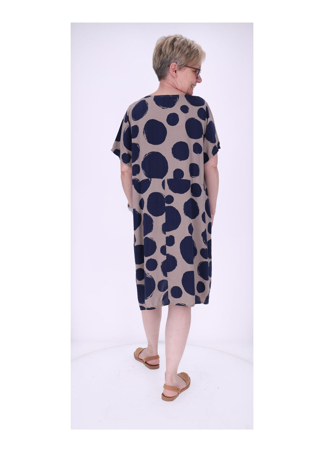 Splash of Color Damen Kleid Punkte