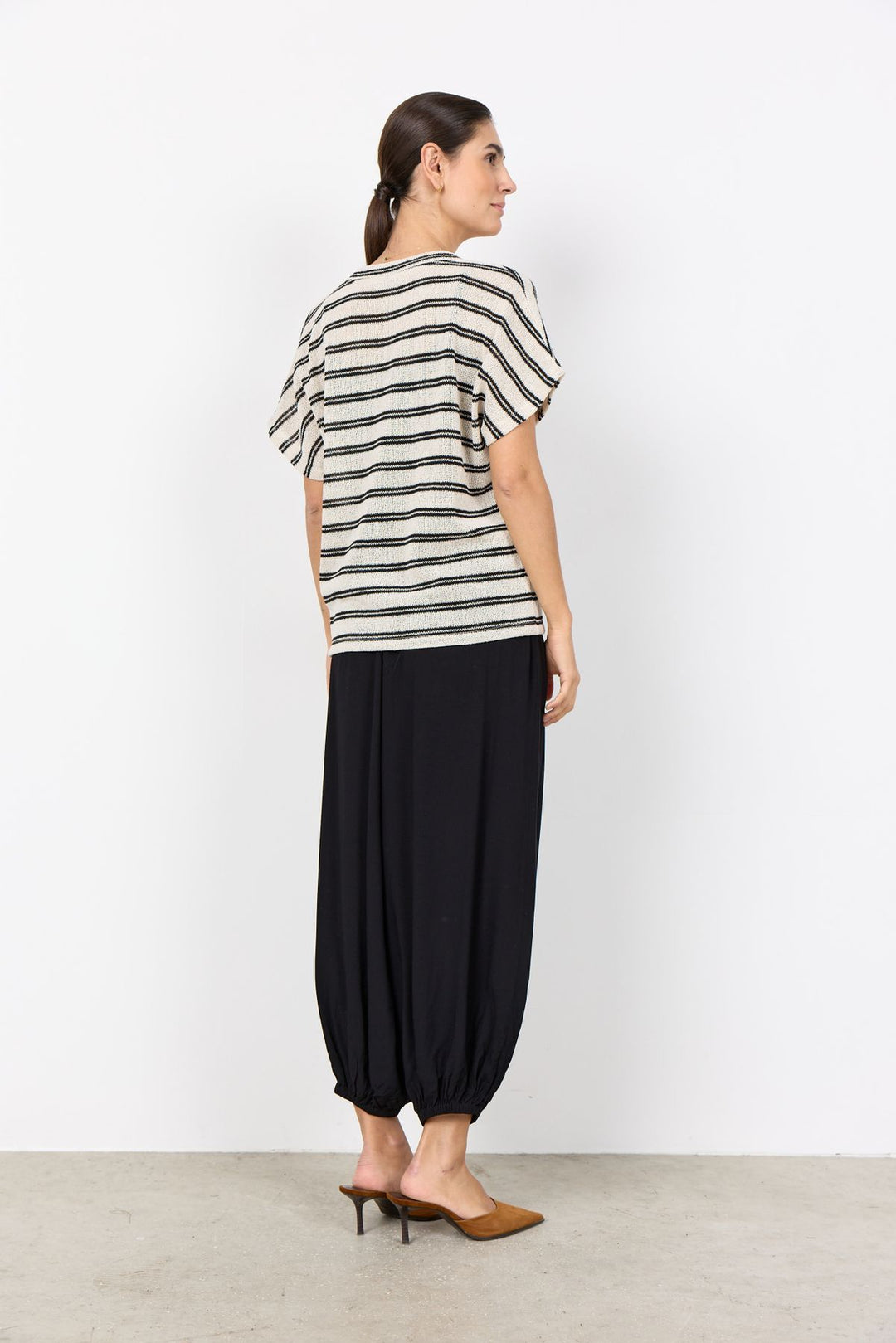 Soyaconcept Damen T-Shirt Streifenmuster