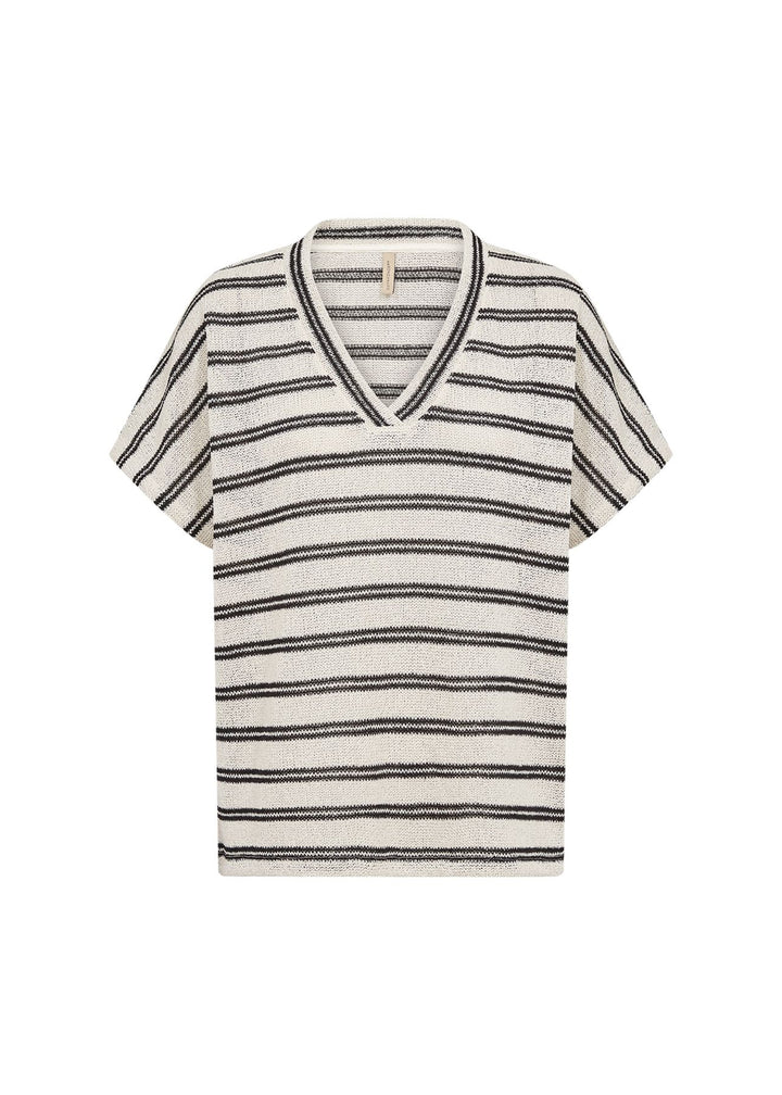 Soyaconcept Damen T-Shirt Streifenmuster
