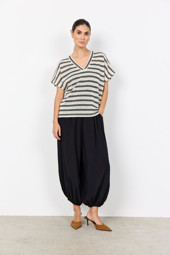 Soyaconcept Damen T-Shirt Streifenmuster