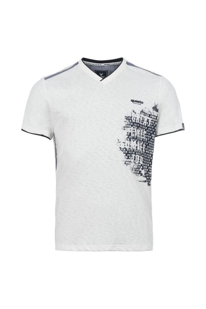 SOQUESTO Herren T-Shirt Flammgarn