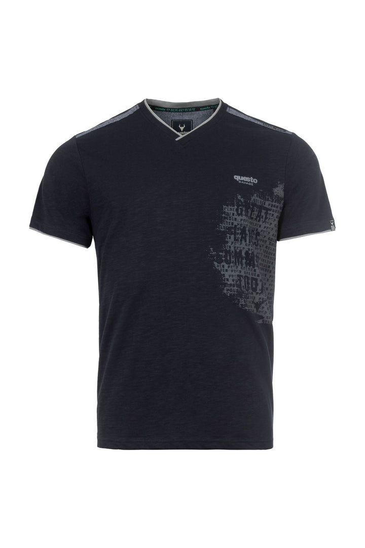 SOQUESTO Herren T-Shirt Flammgarn