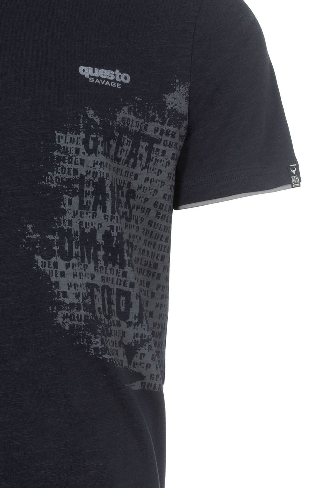 SOQUESTO Herren T-Shirt Flammgarn