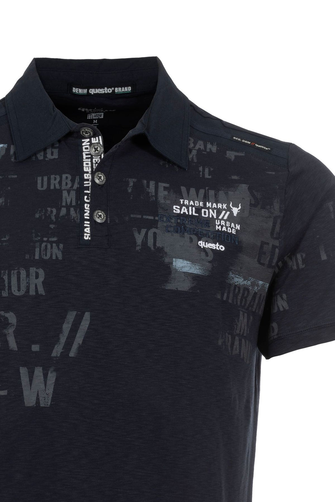 SOQUESTO Poloshirt Herren Flammgarn