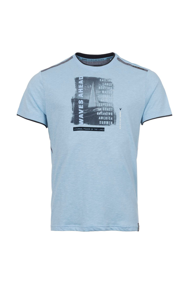 SOQUESTO Herren T-Shirt Segel-Design