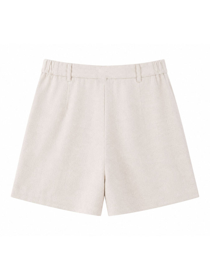 Splash of Color Leinenoptik Shorts Damen