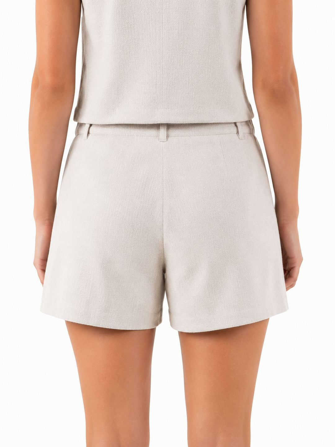 Splash of Color Leinenoptik Shorts Damen