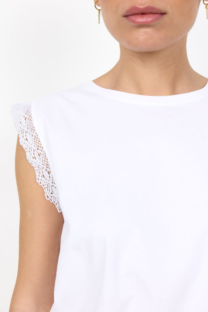 Soyaconcept Damen T-Shirt Spitzenärmel