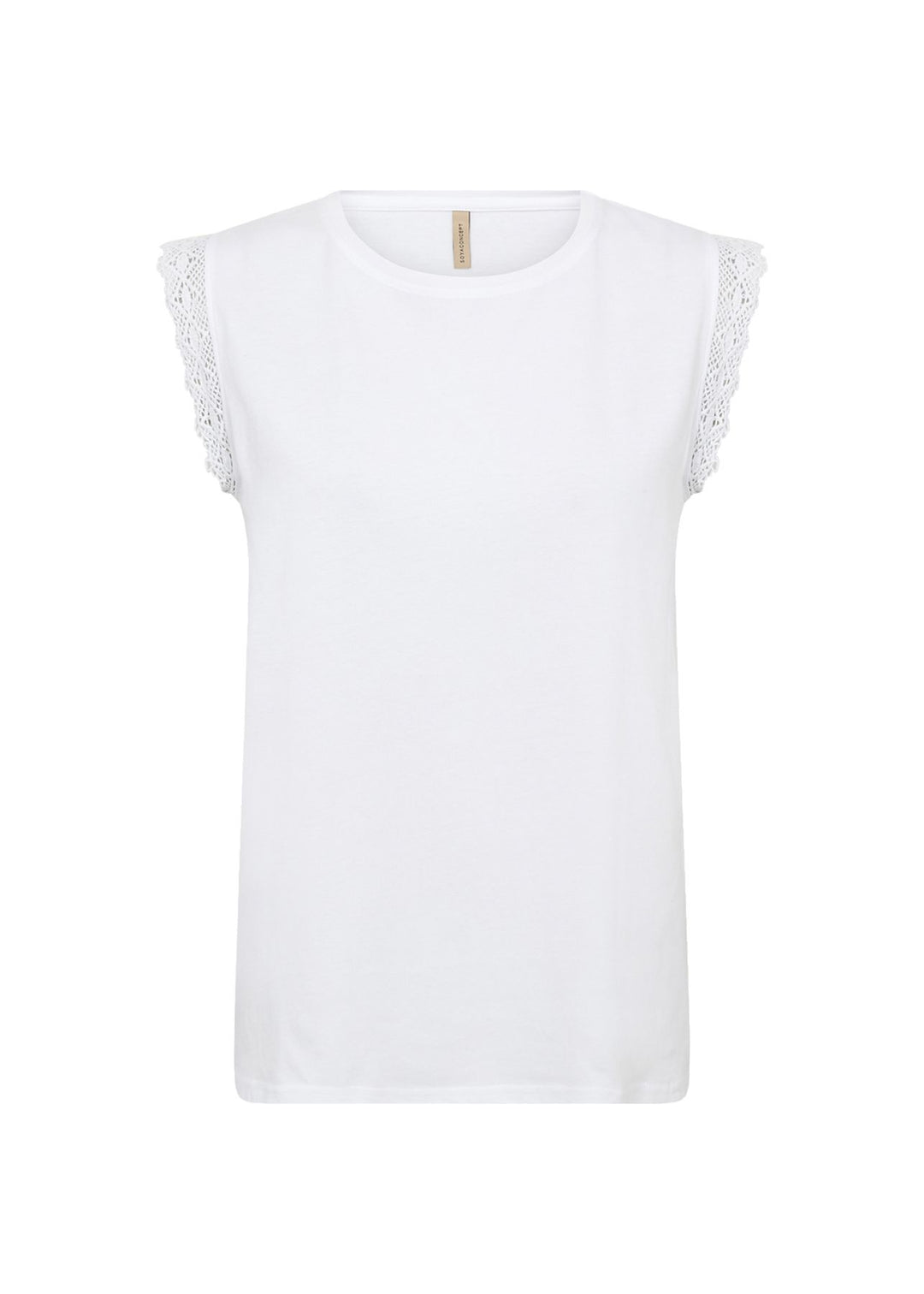 Soyaconcept Damen T-Shirt Spitzenärmel