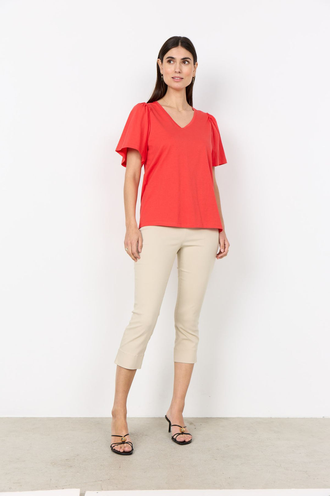 Soyaconcept T-Shirt Damen gepuffte Ärmel