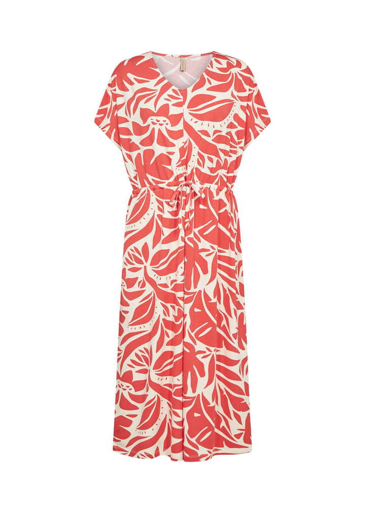 Soyaconcept Kleid Damen Blätterdruck