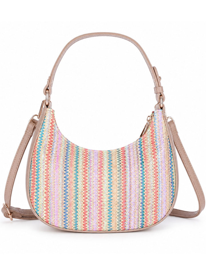 Splash of Color Schultertasche Streifen