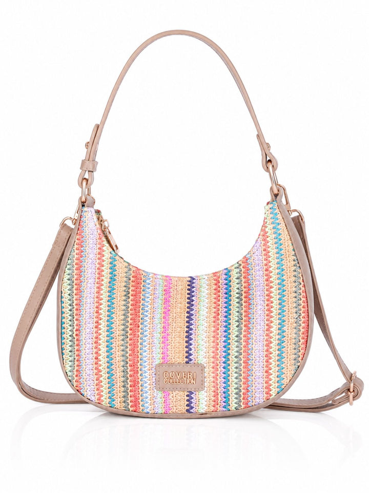 Splash of Color Schultertasche Streifen