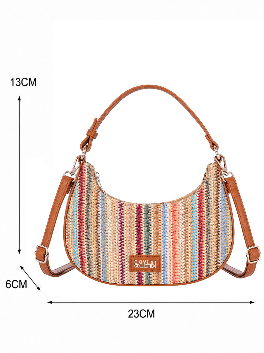 Splash of Color Schultertasche Streifen