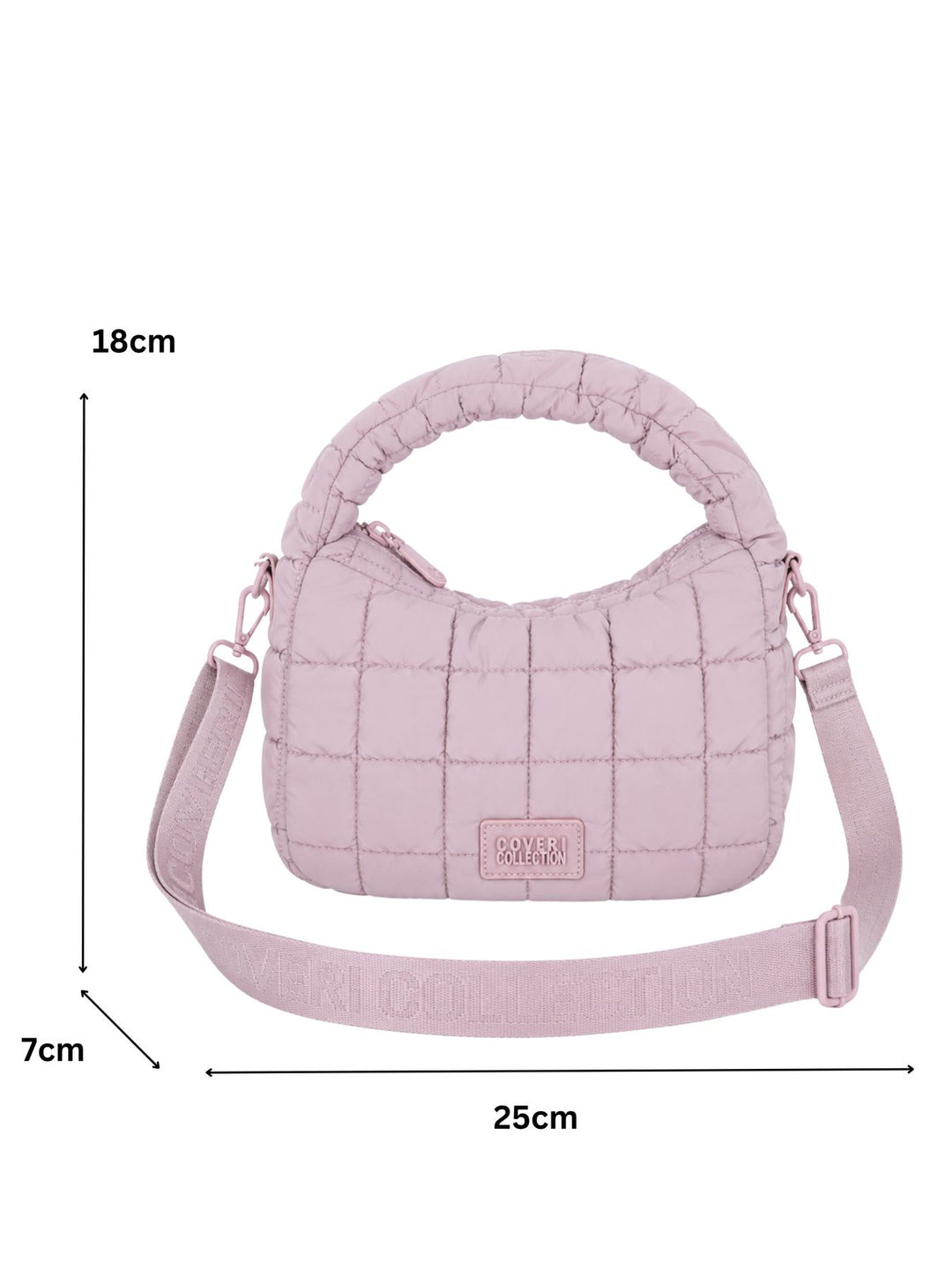 Splash of Color Puffer Schultertasche