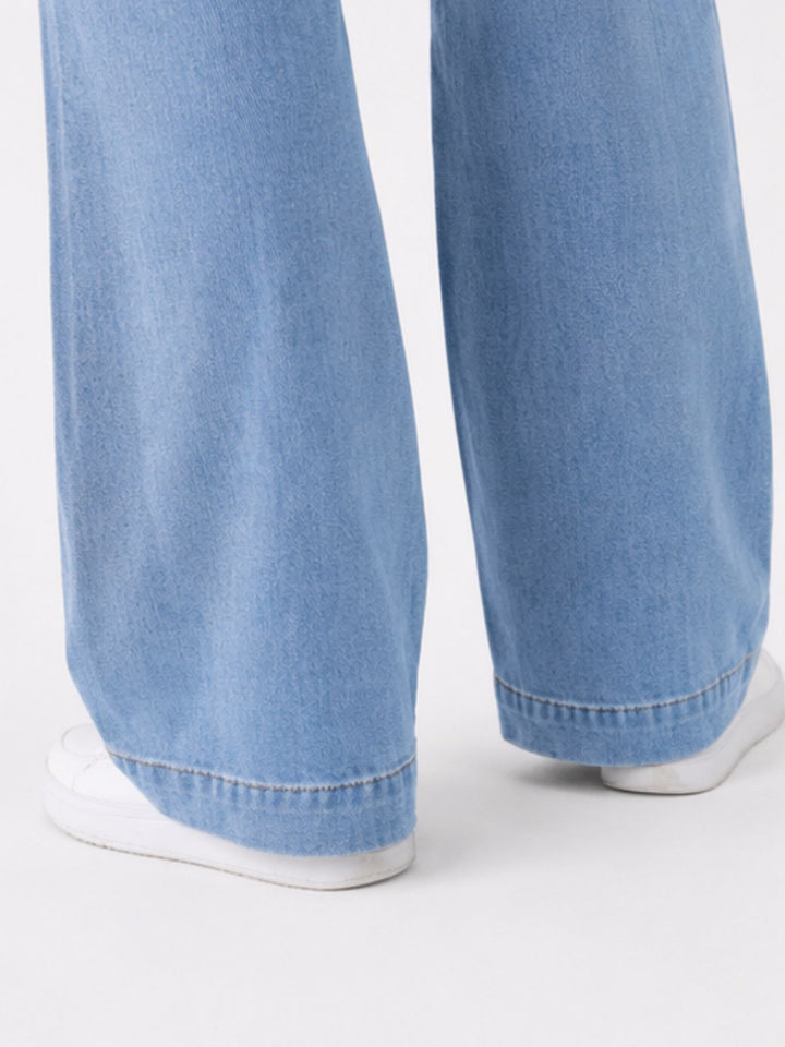 Splash of Color Wideleg Jeans Damen