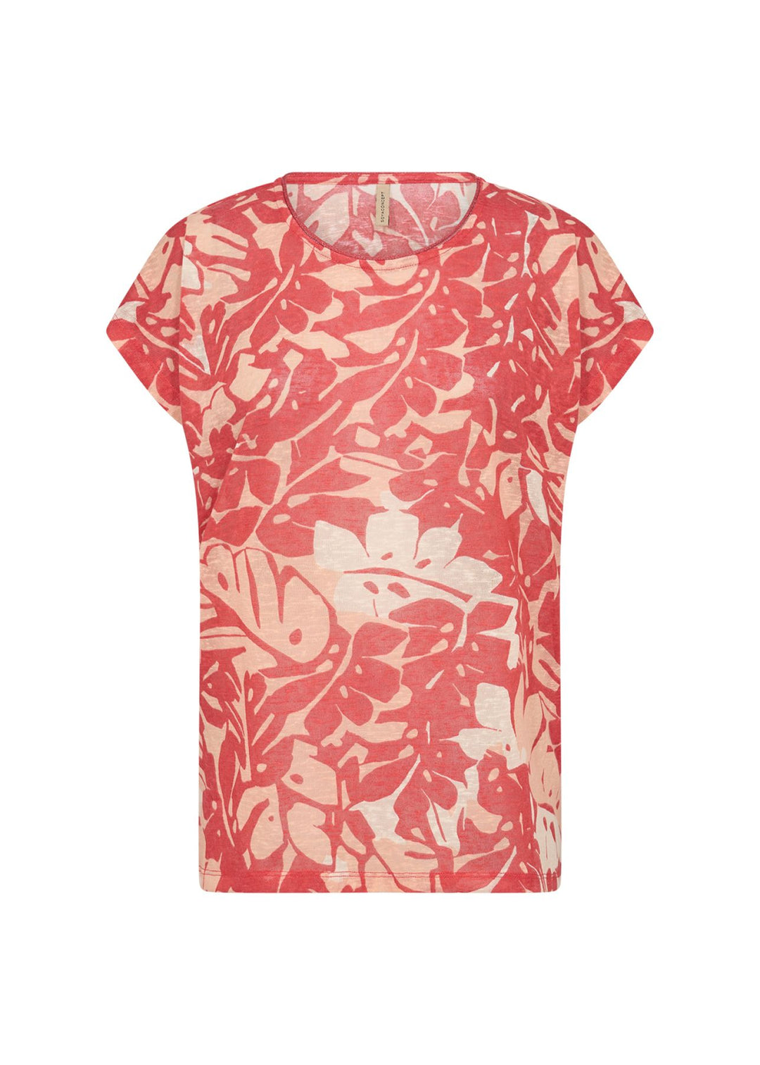 Soyaconcept Damen T-Shirt Blattdruck
