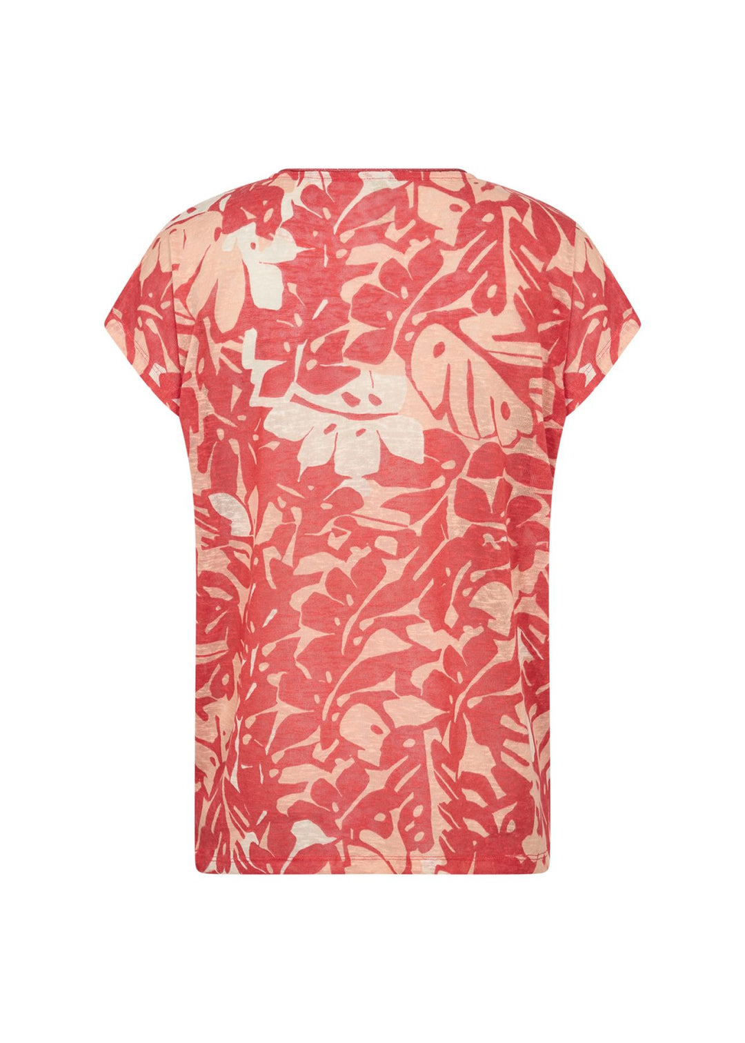 Soyaconcept Damen T-Shirt Blattdruck