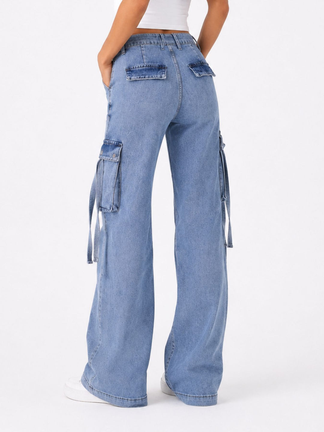 Splash of Color Damen Cargo-Jeans