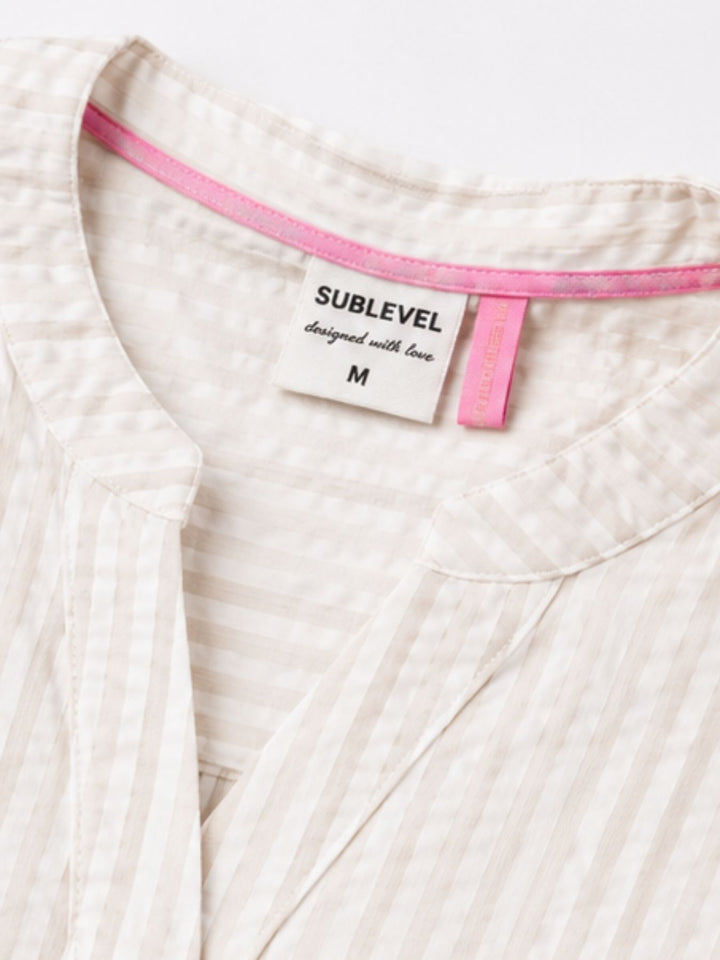 Authentic Style Bluse Damen ohne Arm