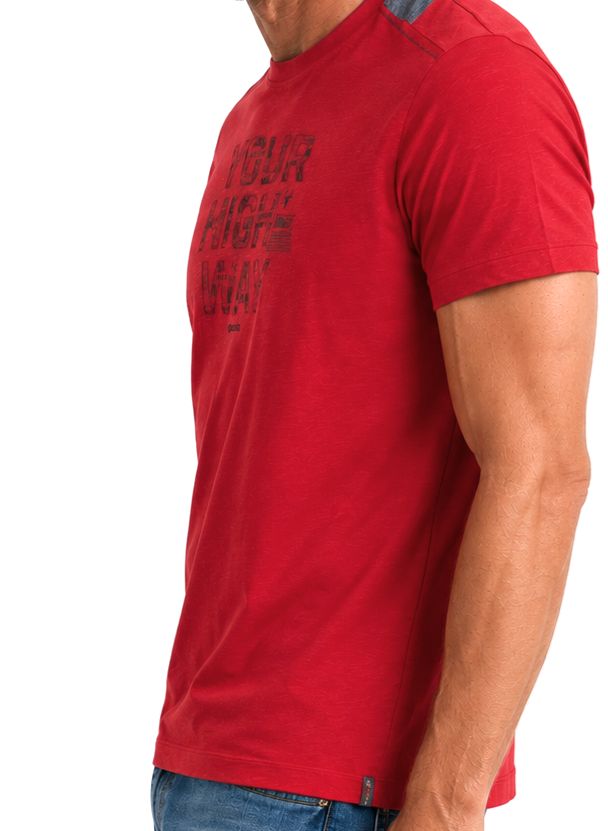 SOQUESTO T-Shirt Herren Schulterdruck