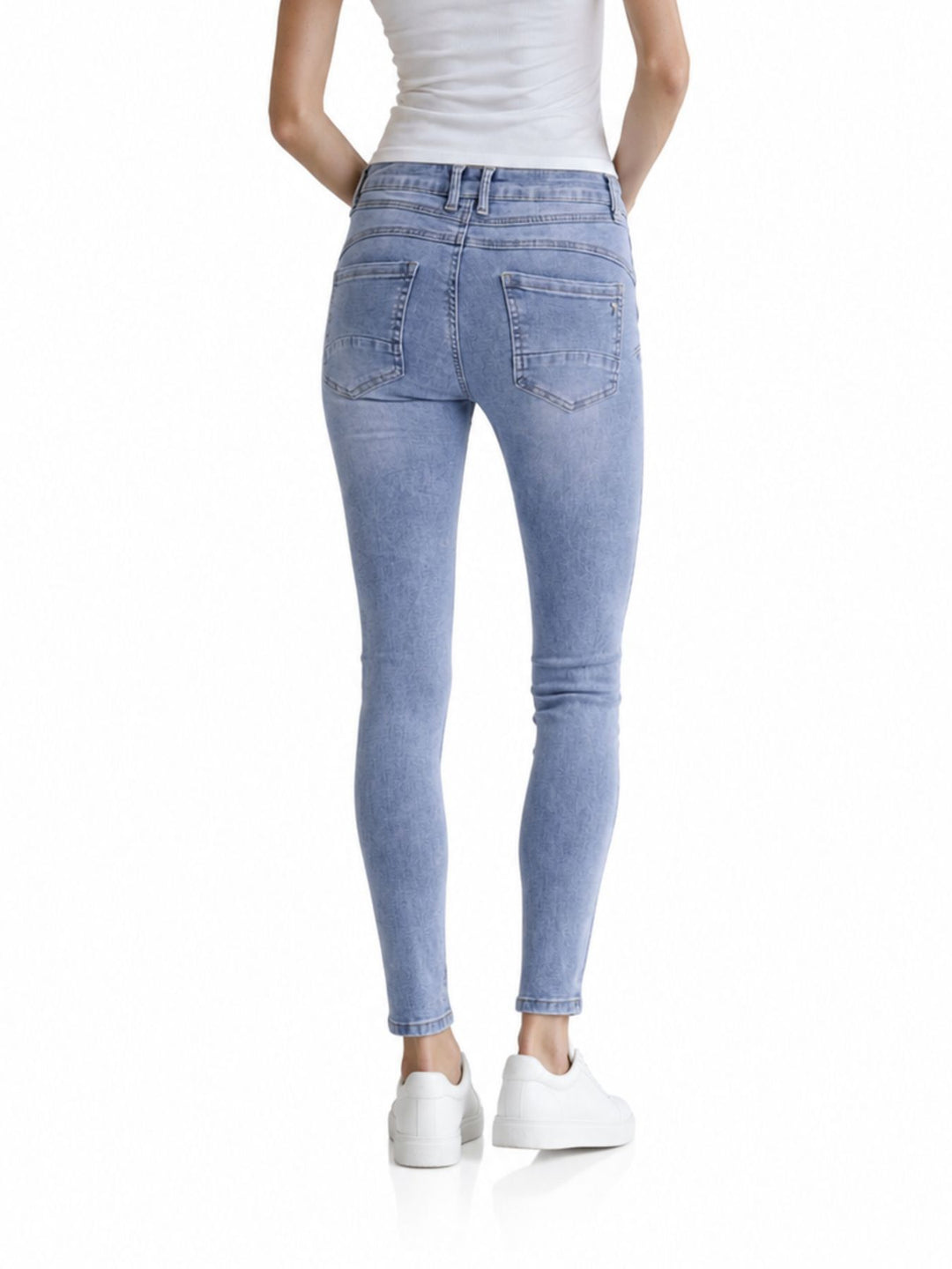 Splash of Color Skinny Jeans Damen