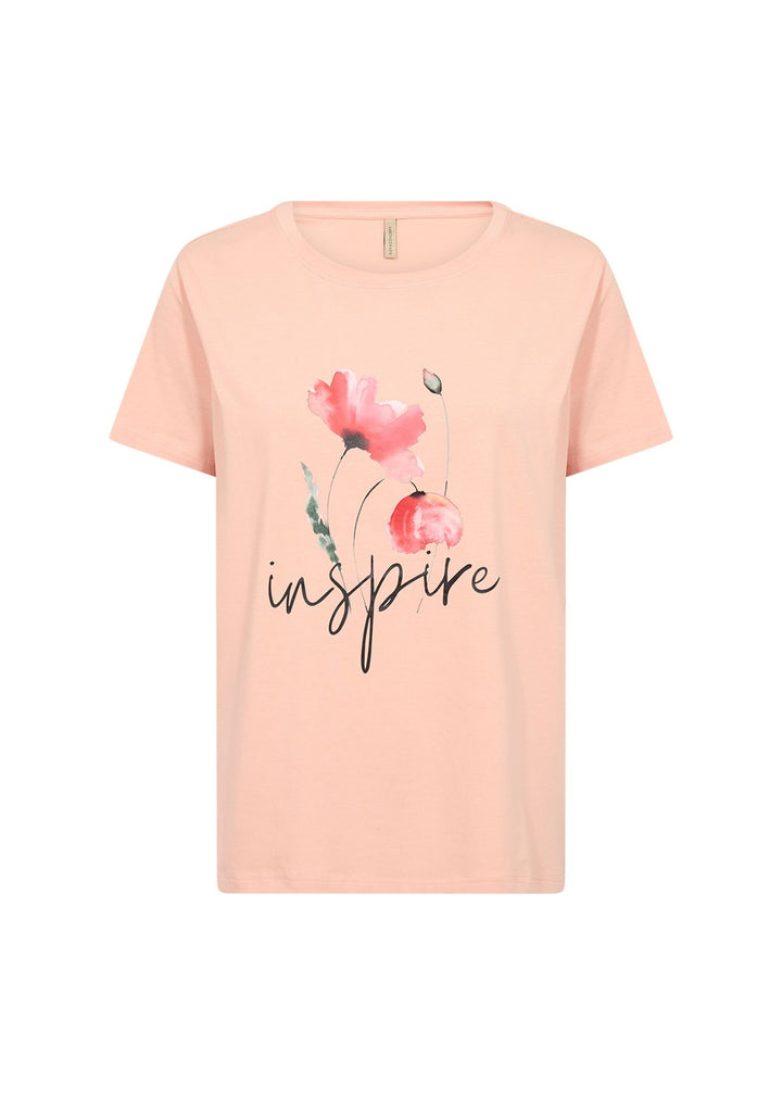 Soyaconcept Damen T-Shirt Blumenprint
