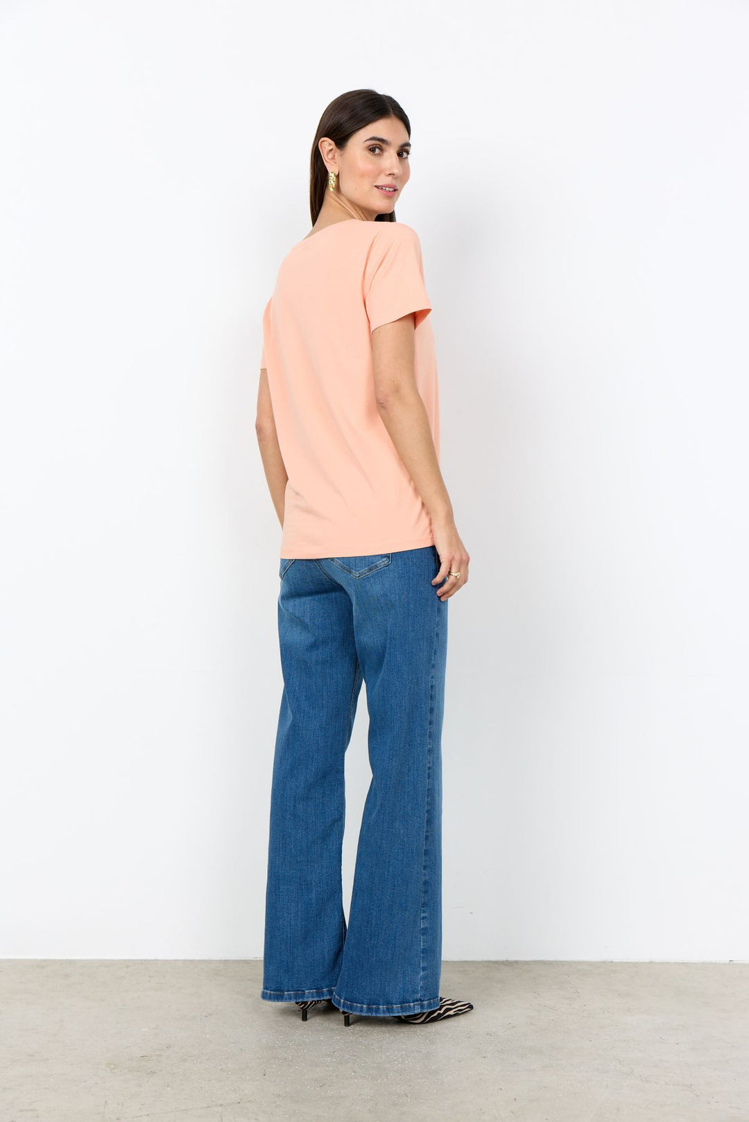 Soyaconcept Damen T-Shirt Blumenprint