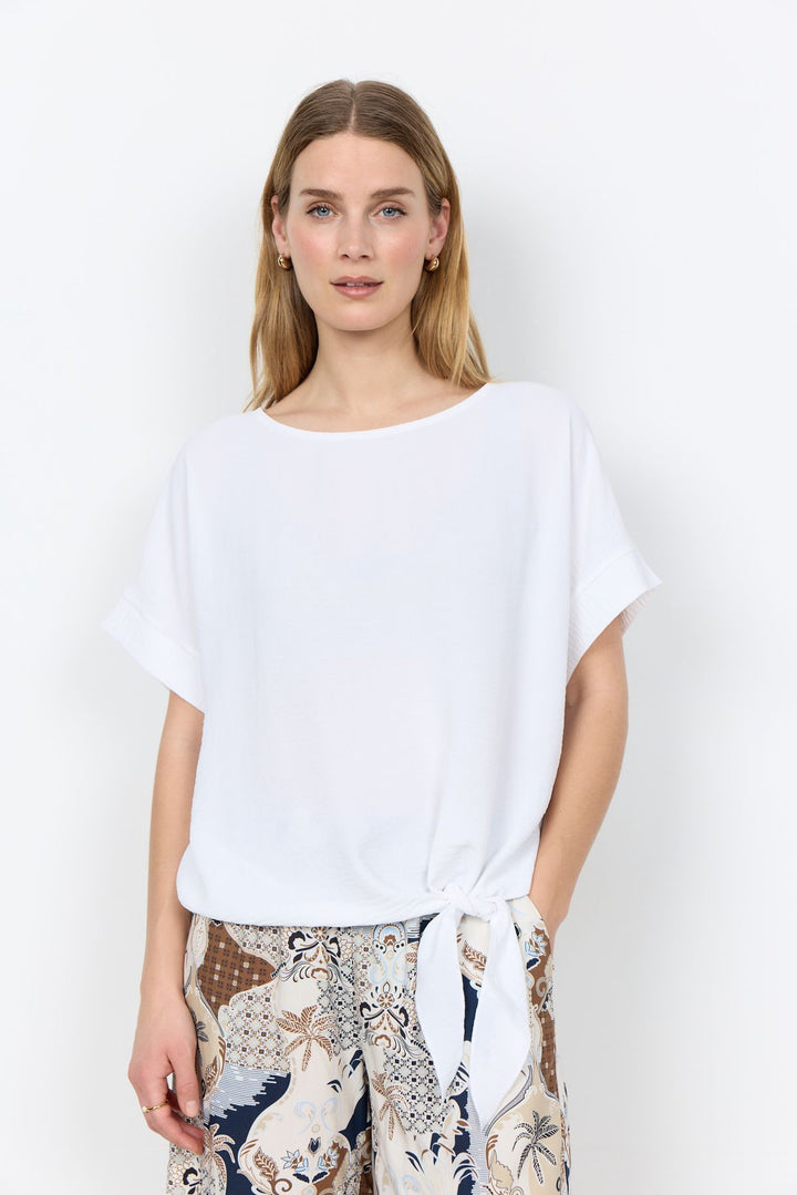 Soyaconcept Damen T-Shirt Bindedetail