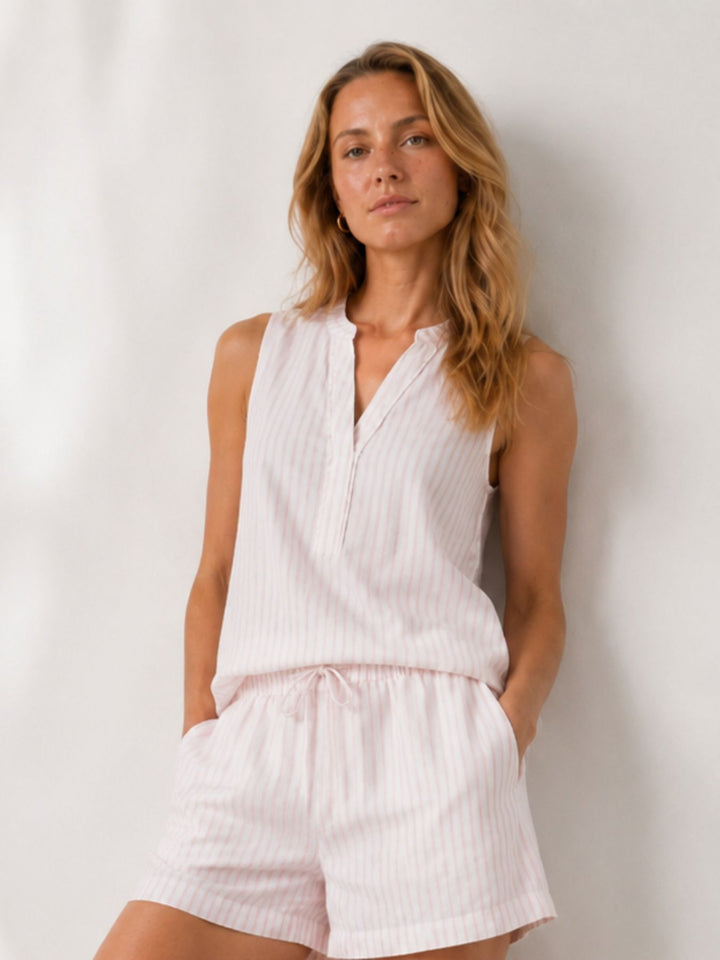 Authentic Style Bluse Damen ohne Arm