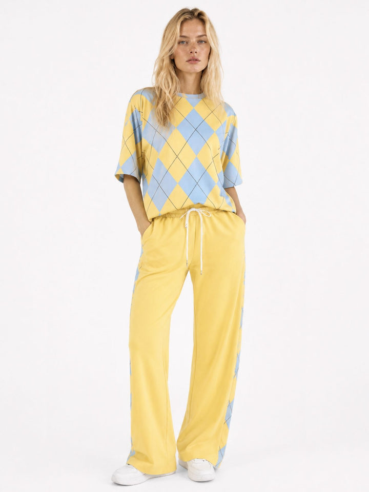 Jamie Moda Damen Set Jogginghose T-Shirt