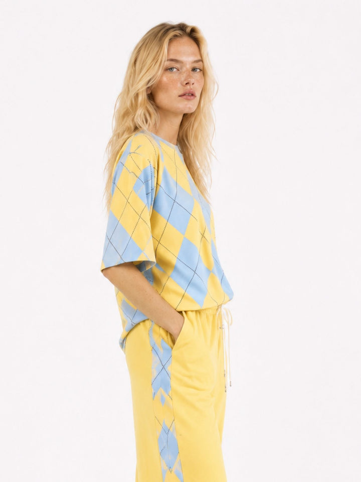 Jamie Moda Damen Set Jogginghose T-Shirt