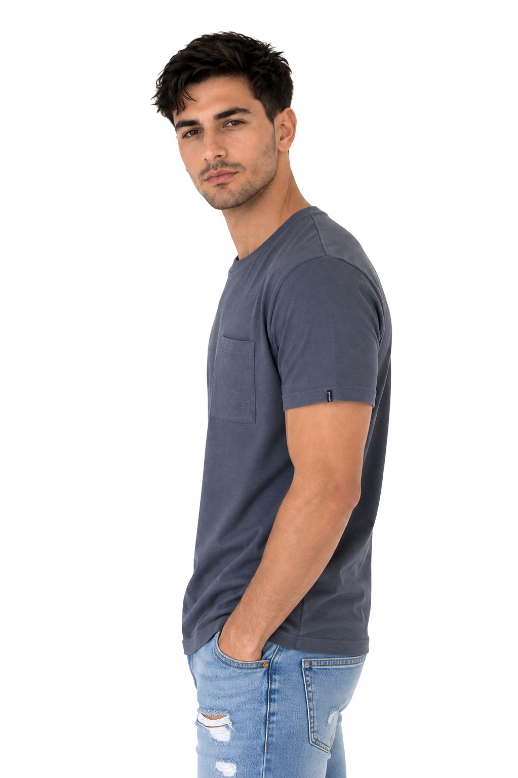 Ray Herren T-Shirt mit Brusttasche