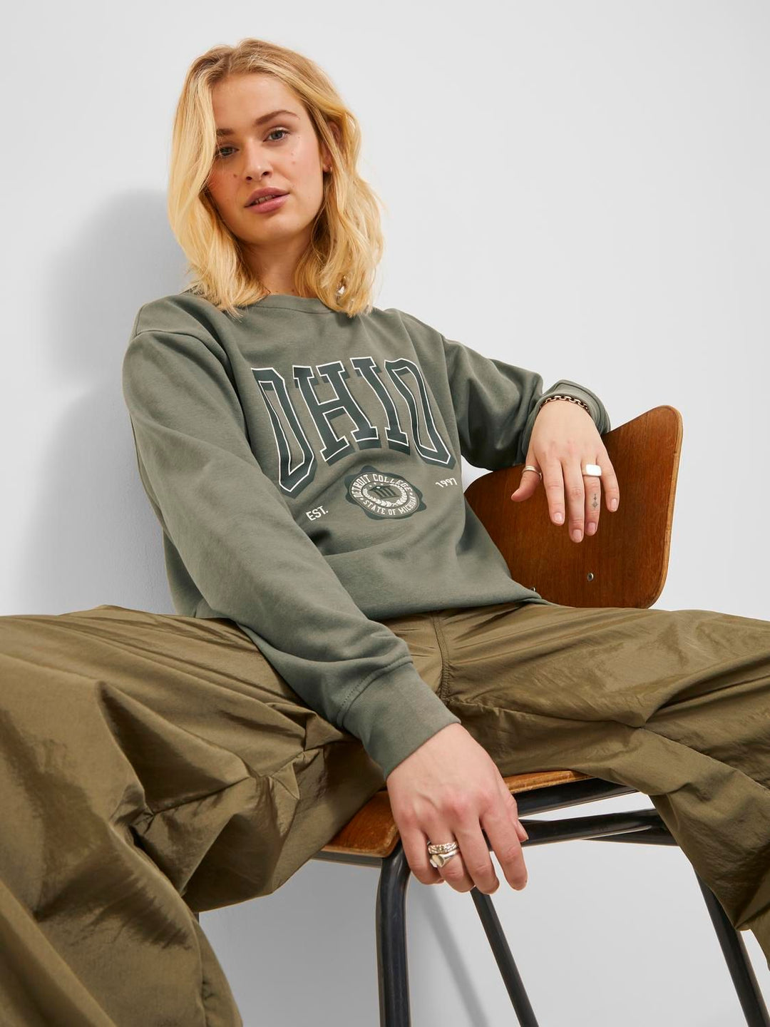 Jack & Jones Damen Sweatshirt Oversize