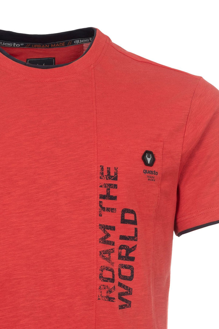 SOQUESTO Herren T-Shirt Baumwolle