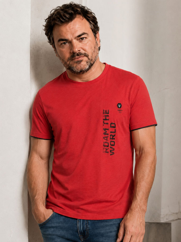 SOQUESTO Herren T-Shirt Baumwolle
