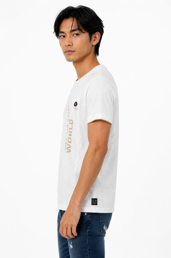SOQUESTO Herren T-Shirt Baumwolle