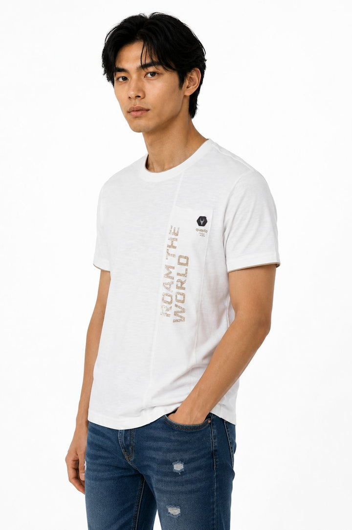 SOQUESTO Herren T-Shirt Baumwolle