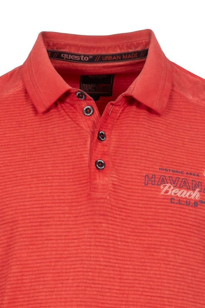 SOQUESTO Poloshirt Herren Streifen