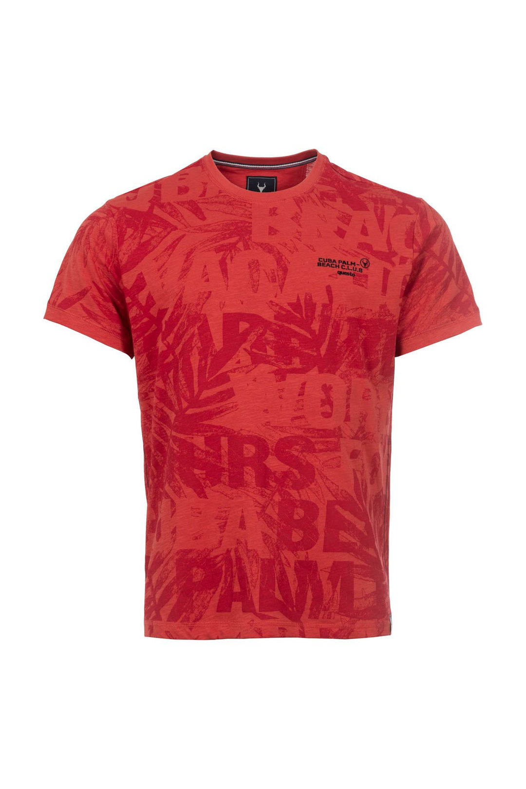 SOQUESTO T-Shirt Herren Palmen Print