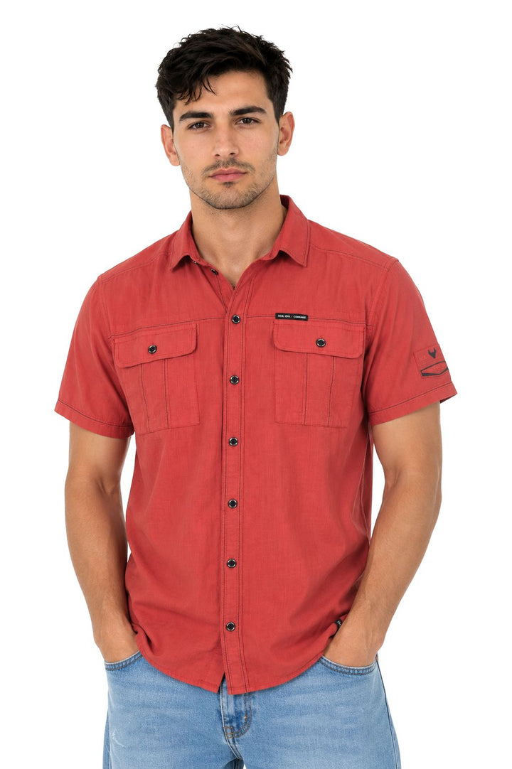 SOQUESTO Kurzarm Hemd Herren