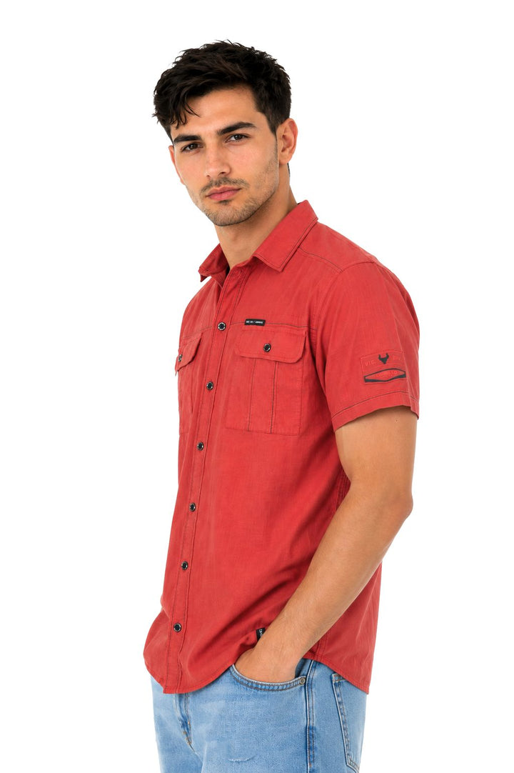 SOQUESTO Kurzarm Hemd Herren