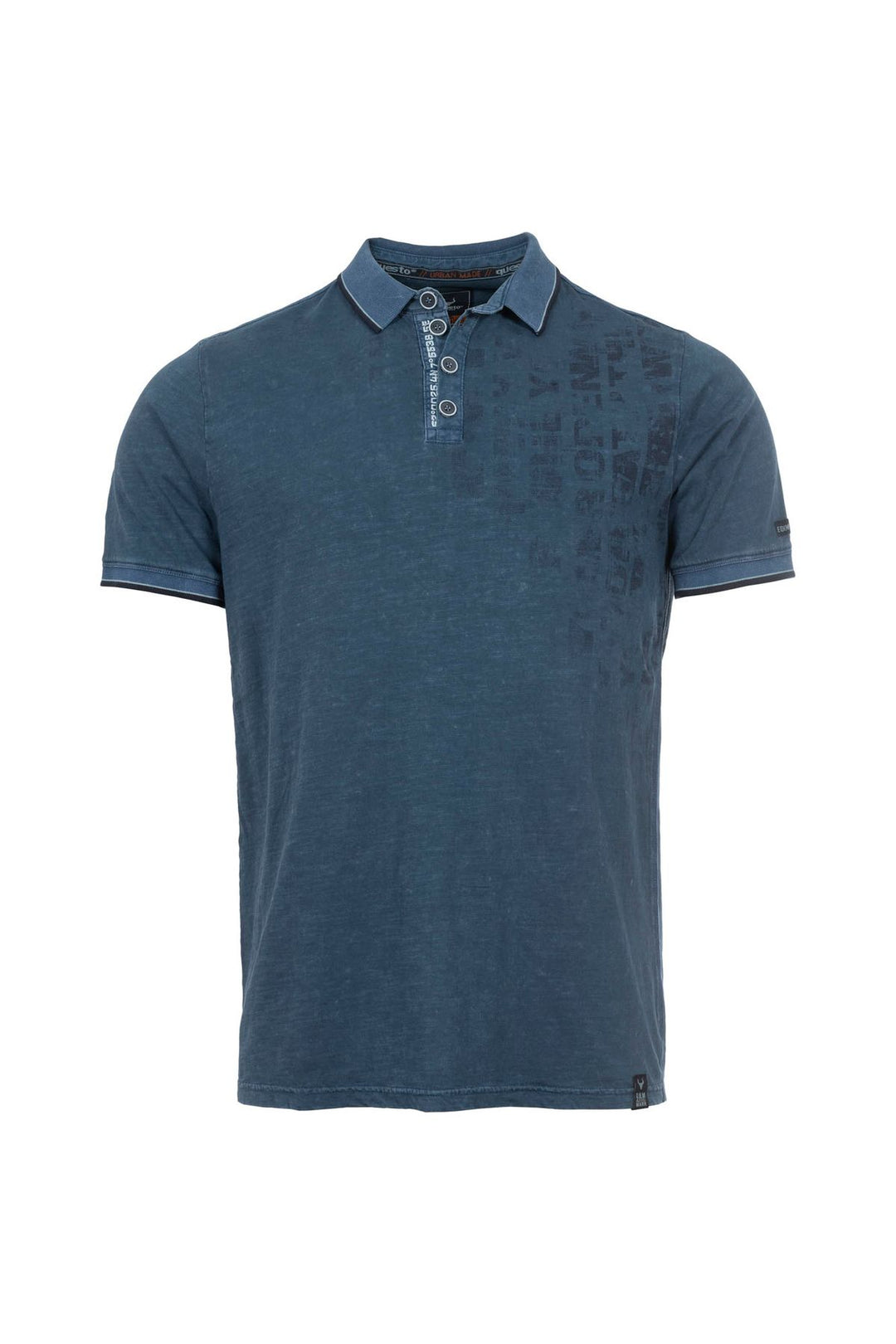 SOQUESTO Poloshirt Herren Used-Look
