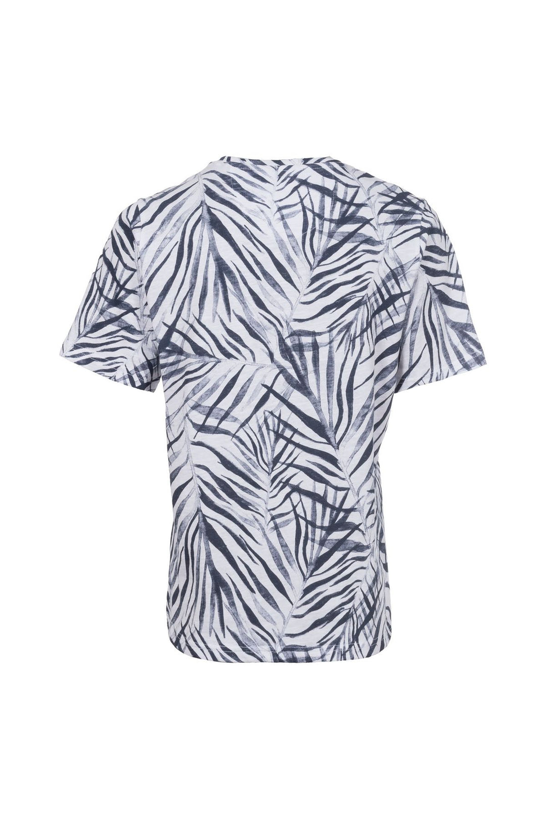 SOQUESTO Damen T-Shirt Palmen-Print