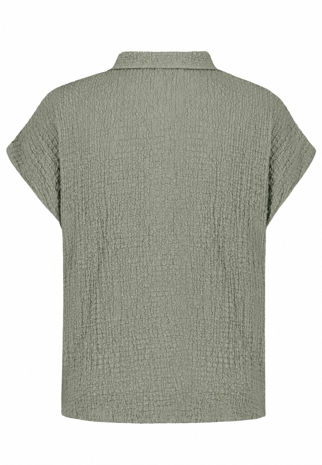Authentic Style Damenbluse Crinkle