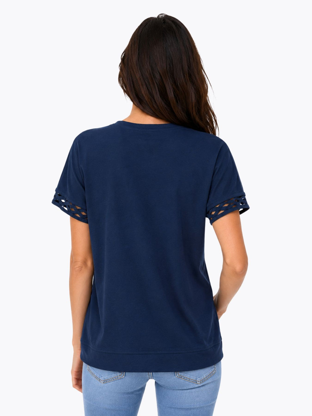 SOQUESTO Damen T-Shirt mit Glitzersteine